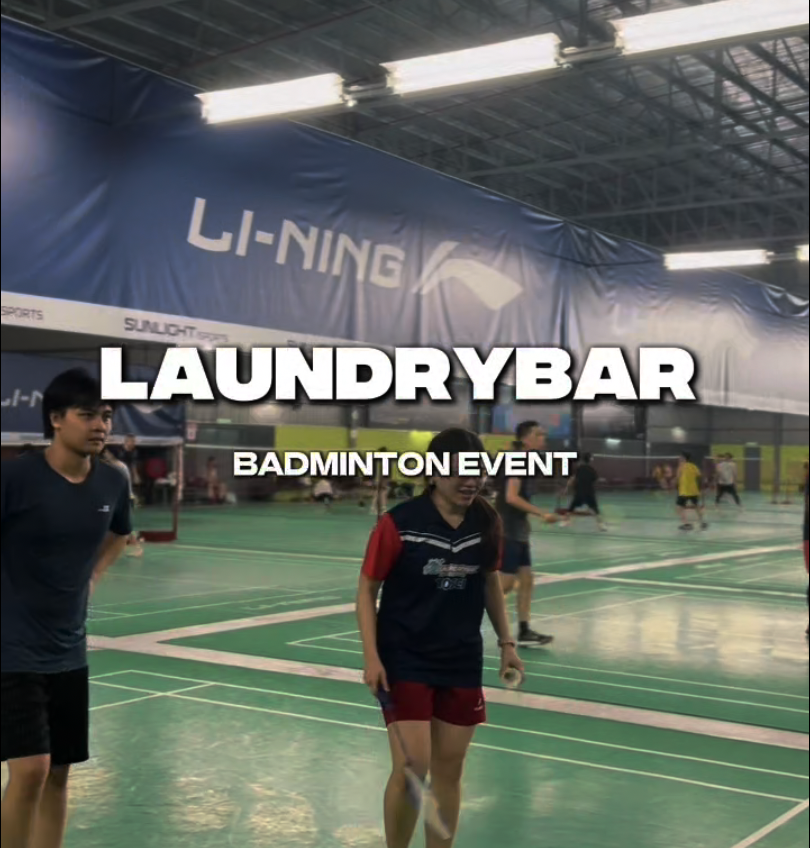 LaundryBar’s Super Fun Badminton Game